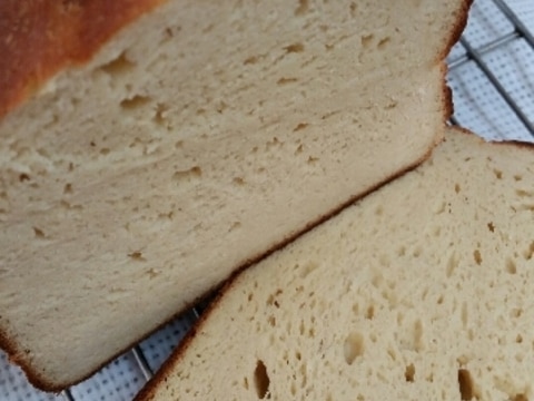 低糖質◇HBでモチモチ大豆粉100%のパン